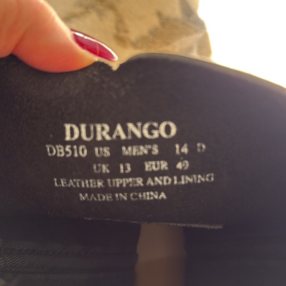 *reduced* brand new Men's Durango Harness Boot - All Leather - Picture 8 of 8